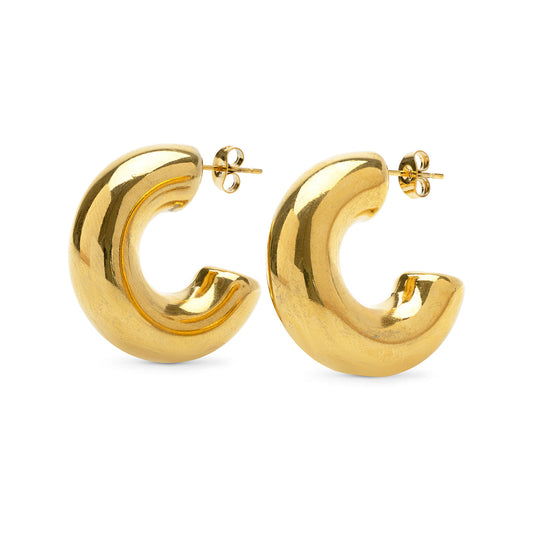 Tilly Chunky Earrings - Goldplated