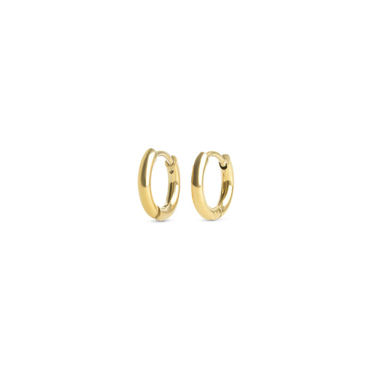 Kaja Huggie Hoop Earrings - Gold