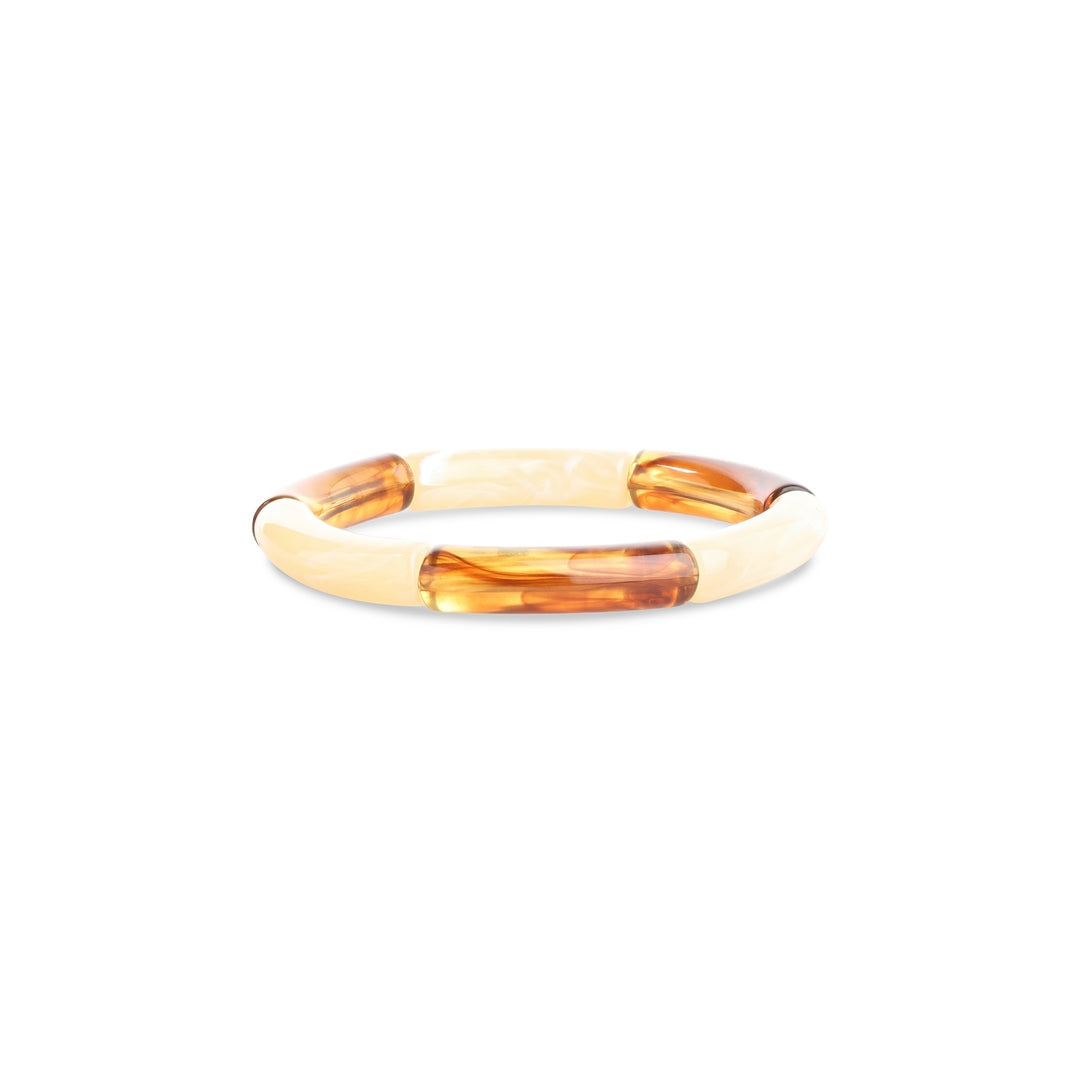 Margareta Bar Resin Bracelet - Tortoise