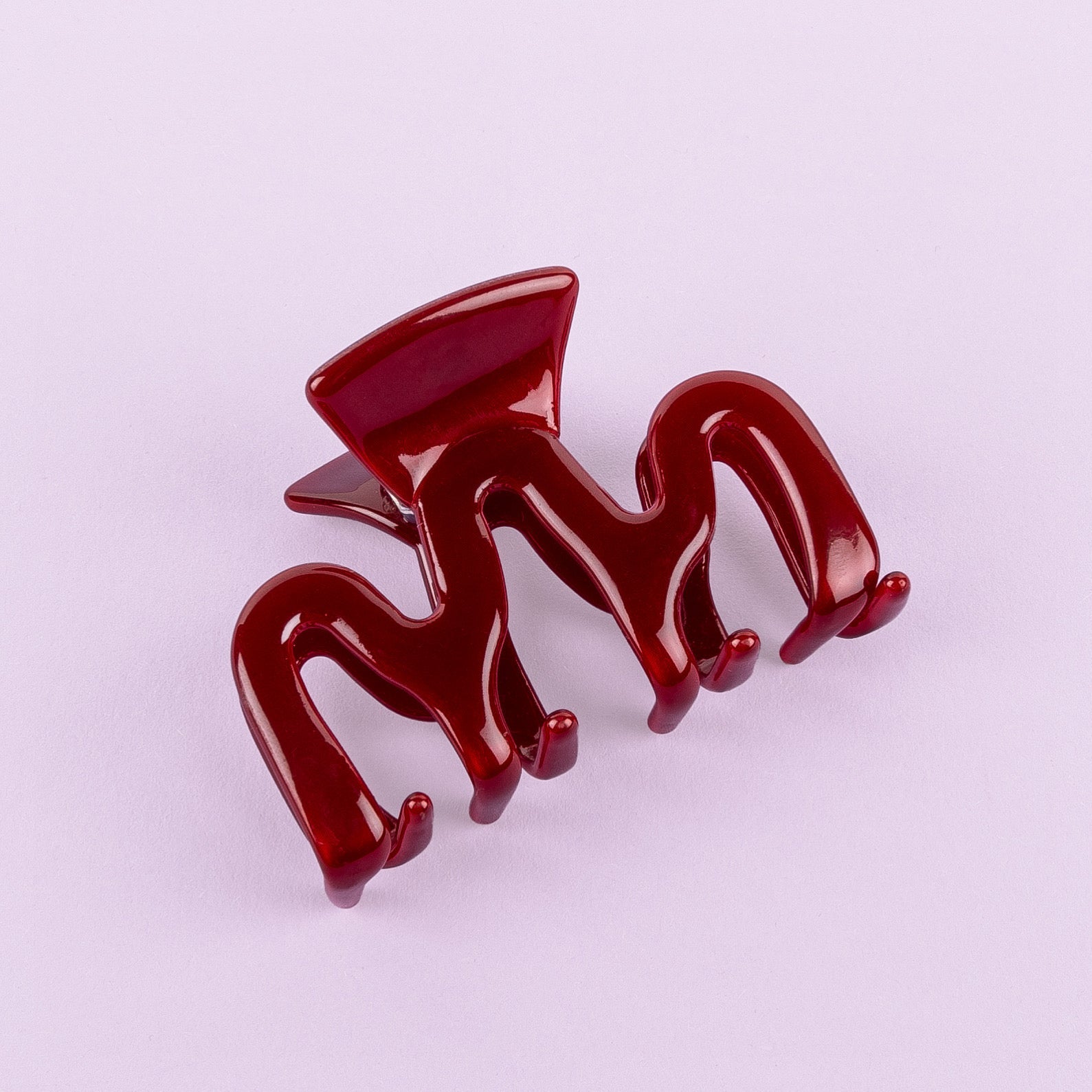 Hair Clip Medium - Ruby