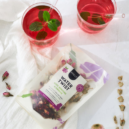 Table Water Pouchbag - Rose, Hibiscus and Mountain-tea