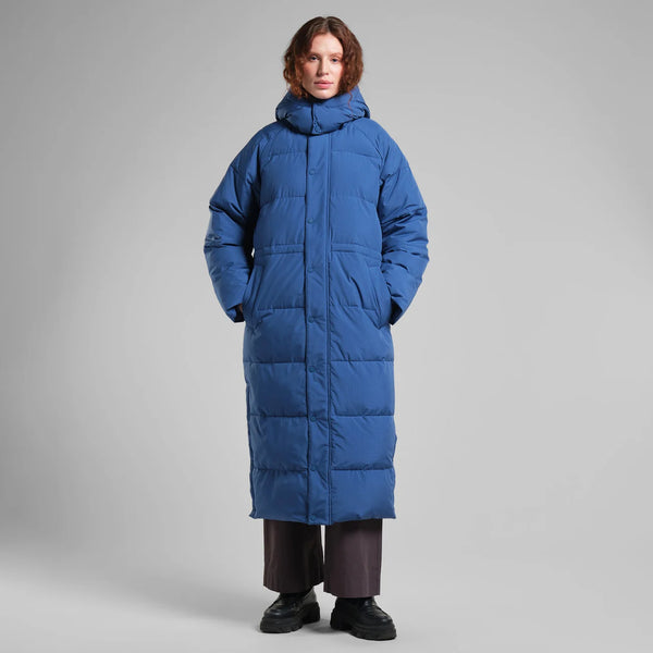 Long Puffer Jacket Karmas - True Blue