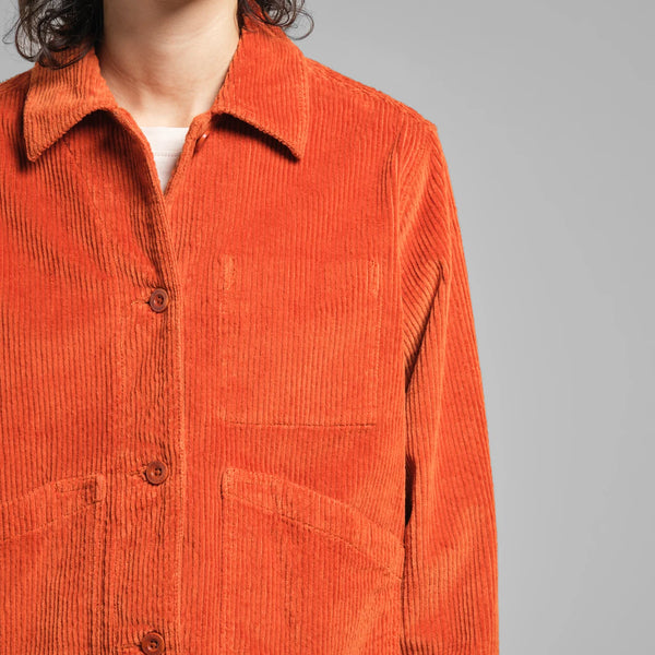 Stiby Corduroy Jacket - Cinnamon Orange