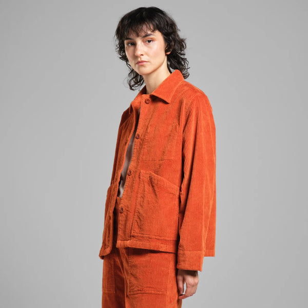 Stiby Corduroy Jacket - Cinnamon Orange