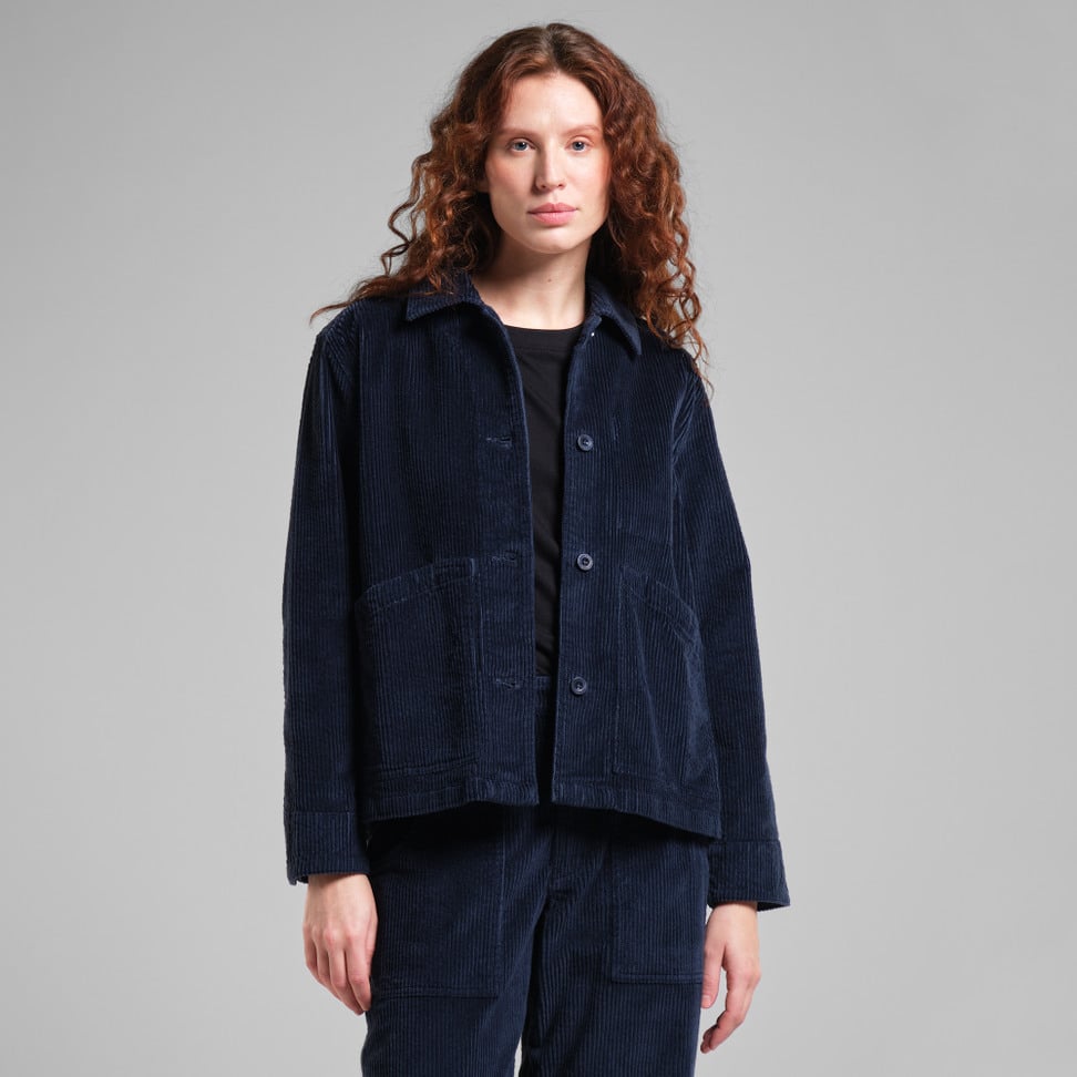 Stiby Corduroy Jacket - Navy
