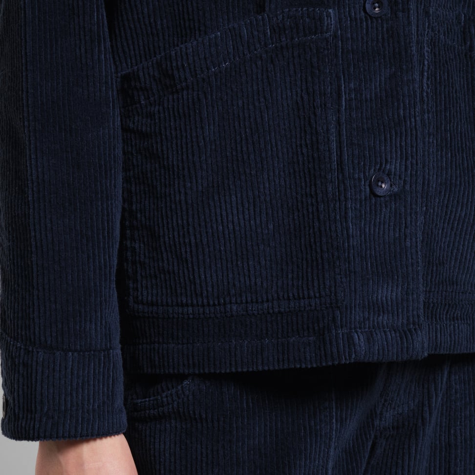 Stiby Corduroy Jacket - Navy