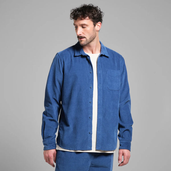 Varberg Corduroy Shirt - True Blue