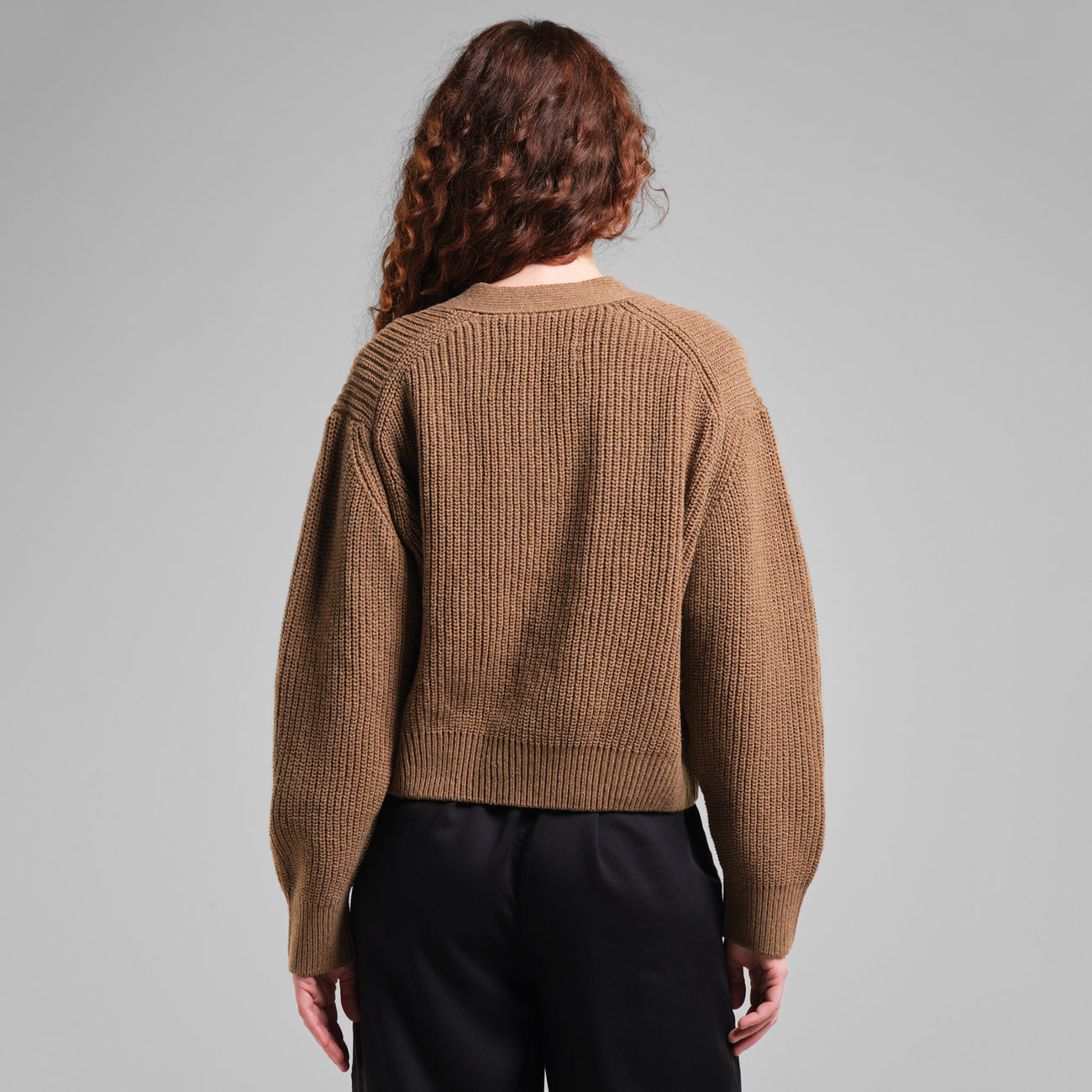 LAST ONE in L - Kanan Cardigan - Camel Brown