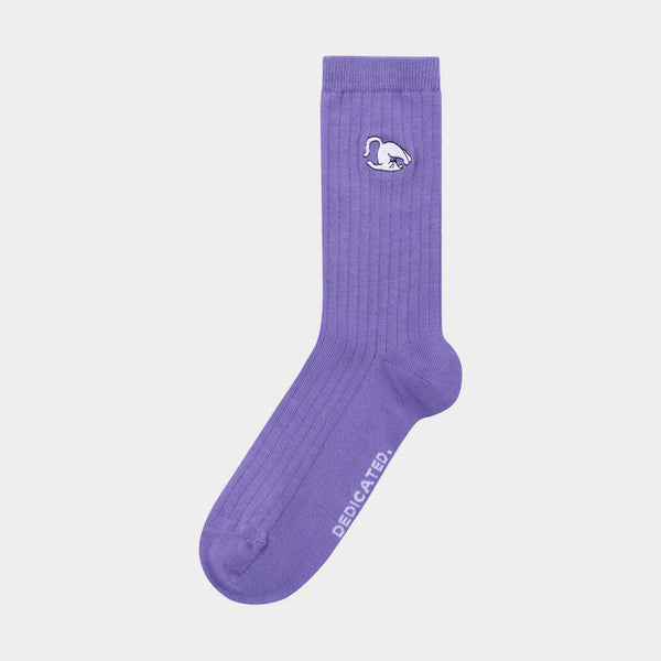 Knivsta Socks Plow Pose - Paisley Purple