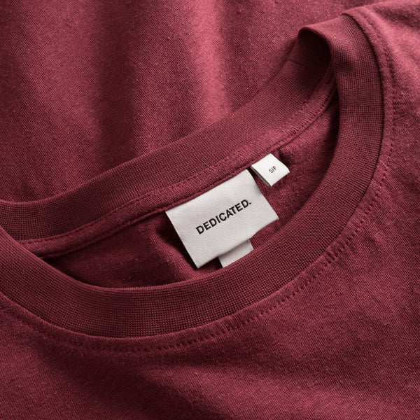 Vadstena Hemp T-shirt - Tibetan Red