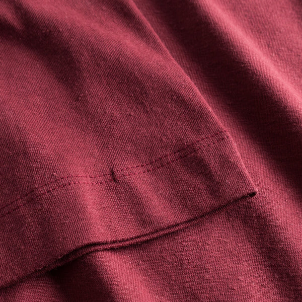 Vadstena Hemp T-shirt - Tibetan Red