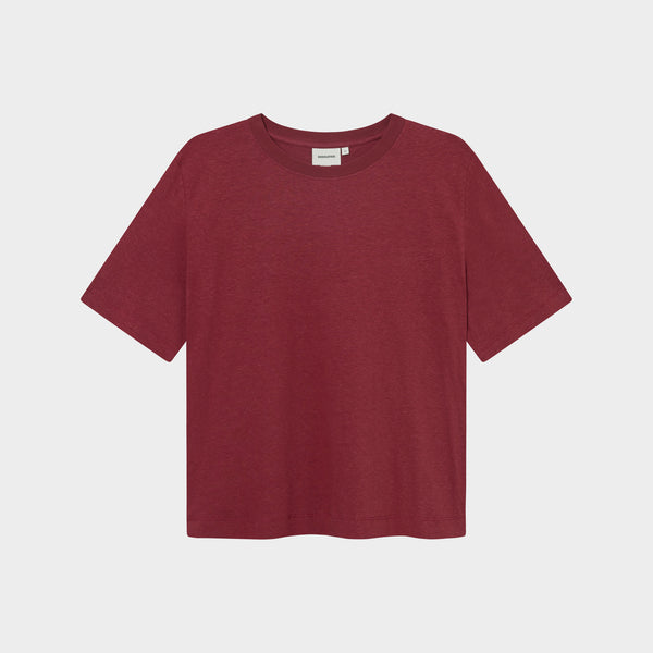 Vadstena Hemp T-shirt - Tibetan Red