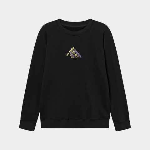 Malmoe Logo Peak Sweatshirt - Black