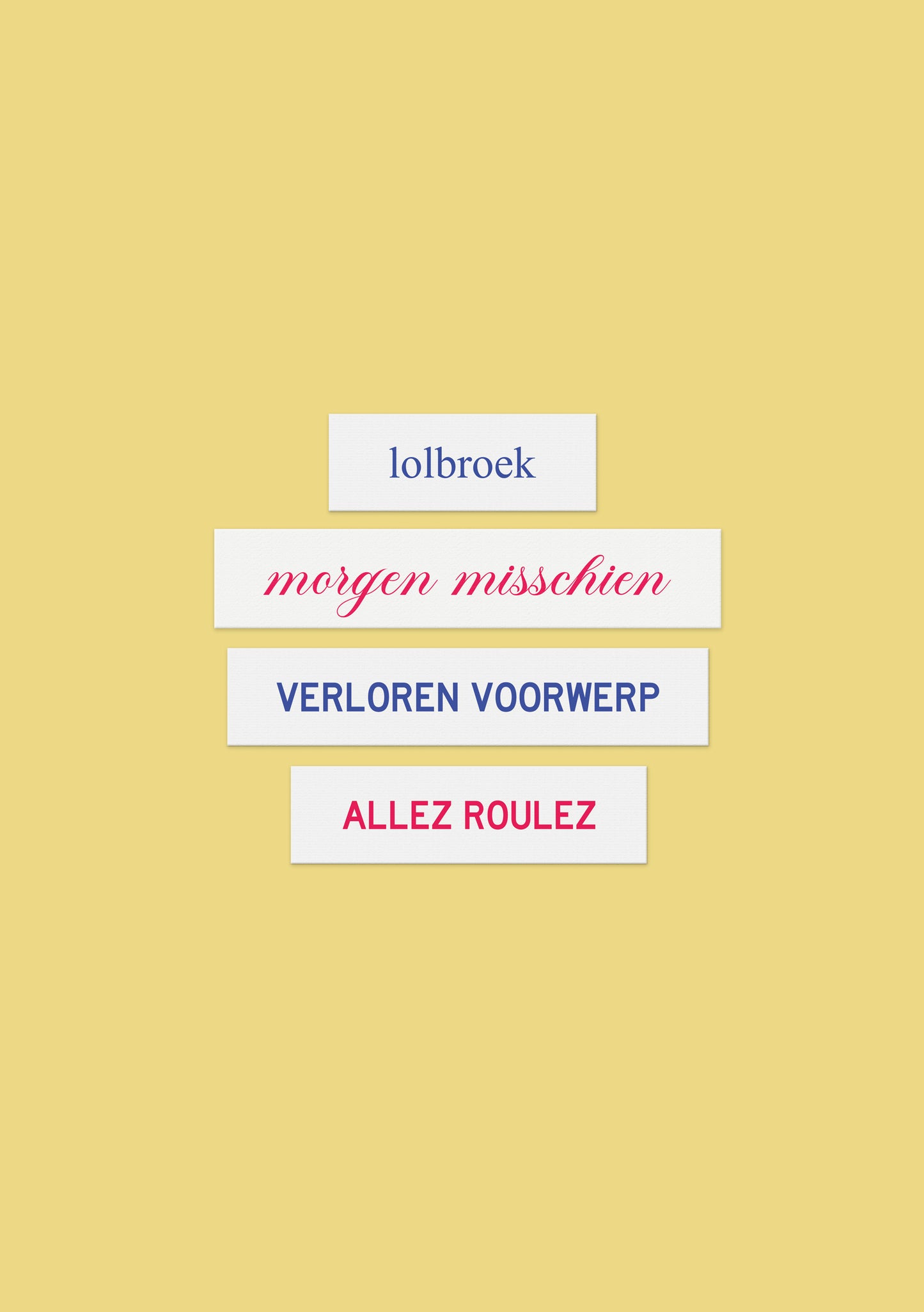 Greeting Card With A Message That Sticks - Quartet