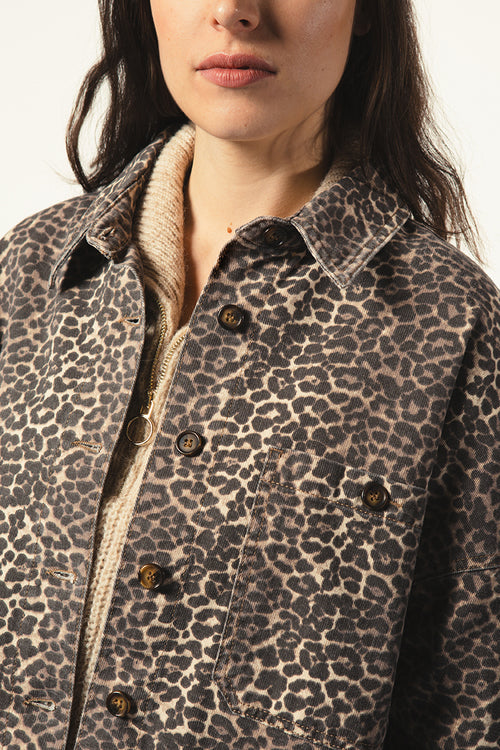 LAST ONE in L - Ayana Shirt - Leopard