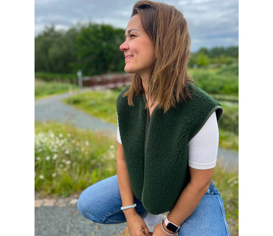 POS Light Wool Bodywarmer - Dark Green