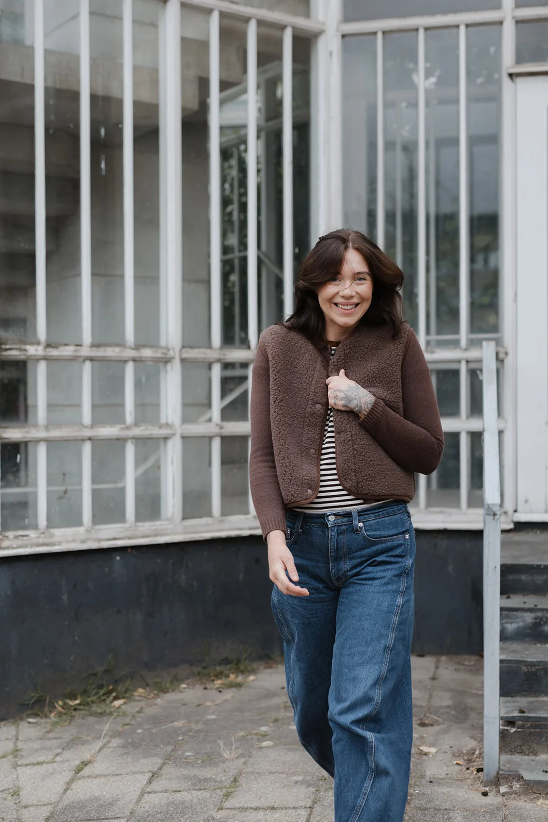 Tyb Light Wool Bodywarmer - Choco Martini