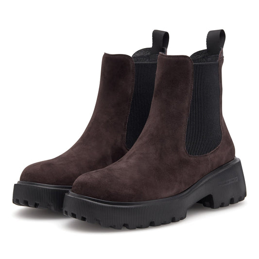 Aya Suede Boots - Chocolate