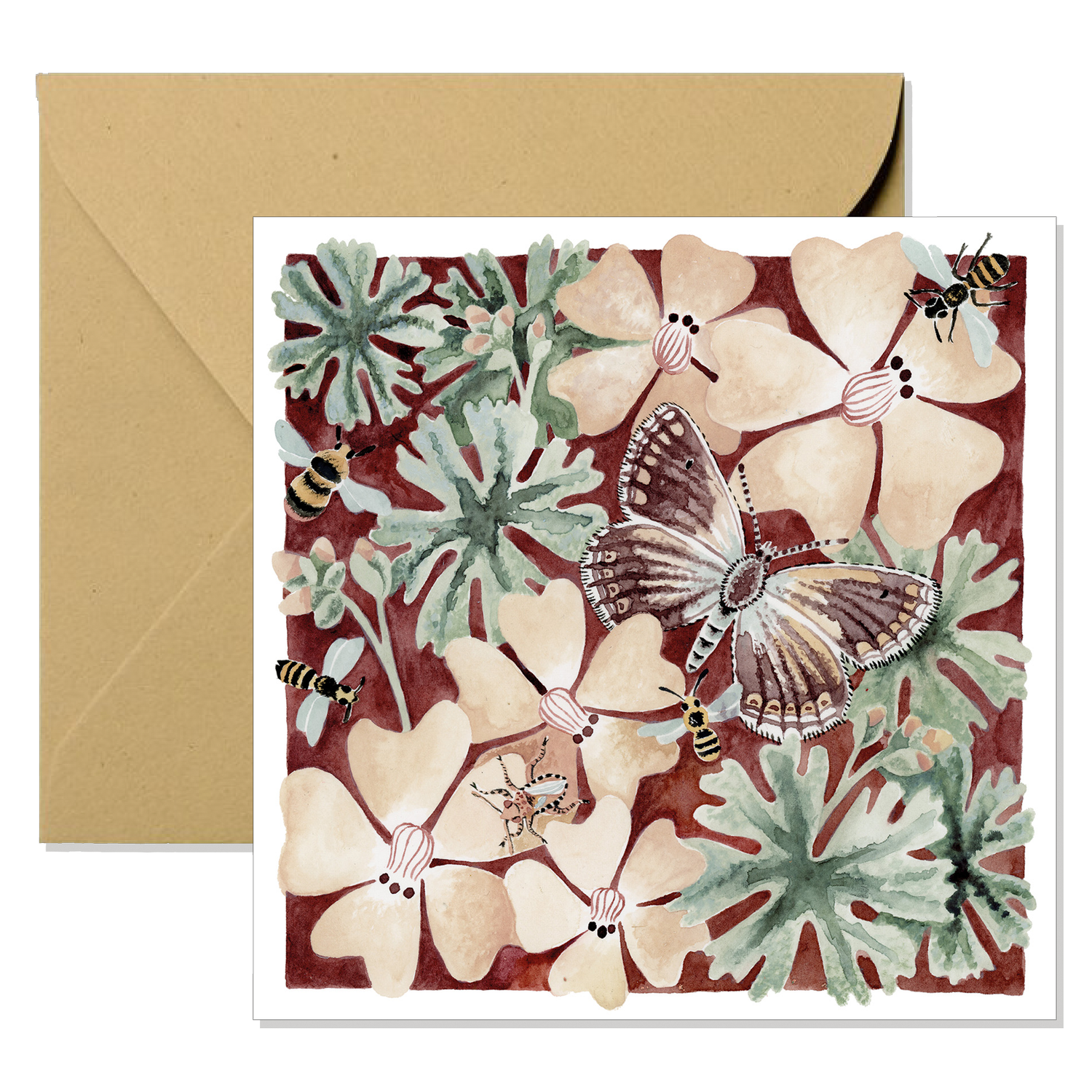 Greeting Card - Geranium