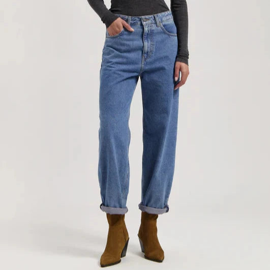 Brooke High Barrel - Stone Vintage