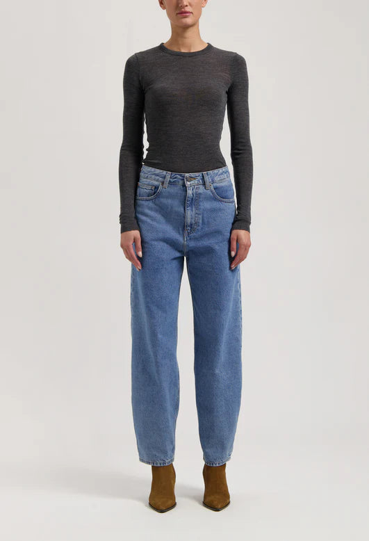 Brooke High Barrel - Stone Vintage