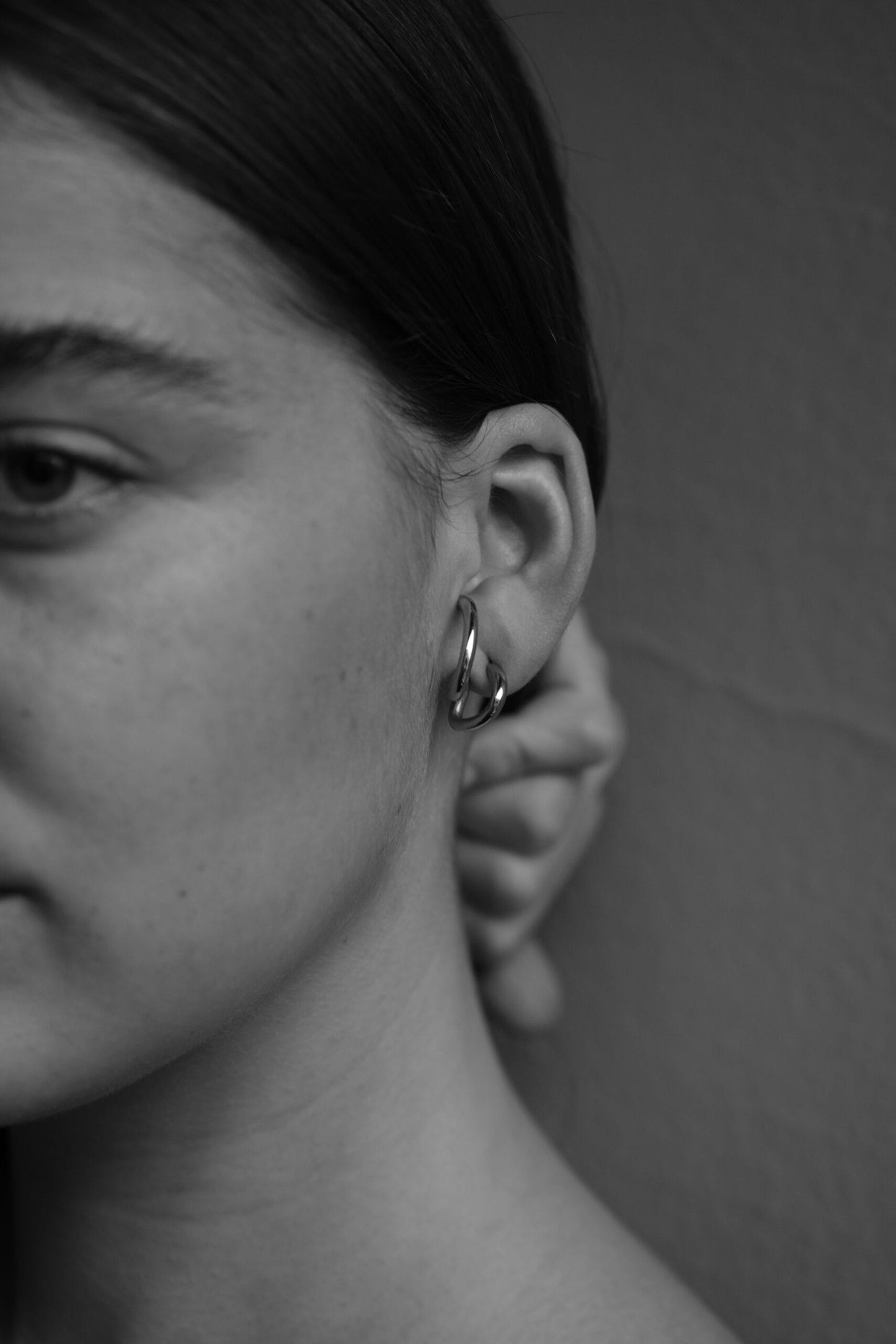 Bandhu Loop Earrings - Silver