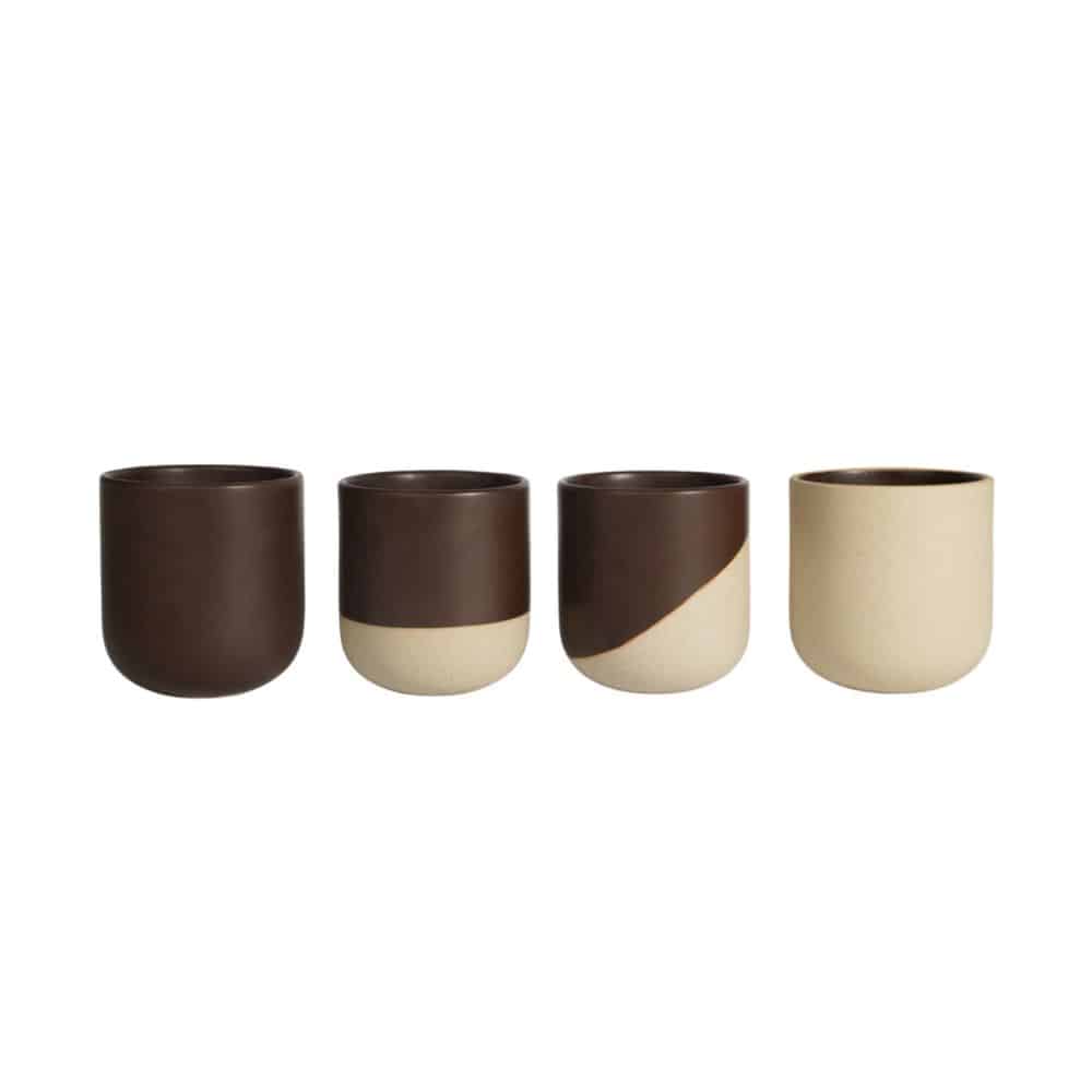 ReClay Coffee Mugs S/4 - Night