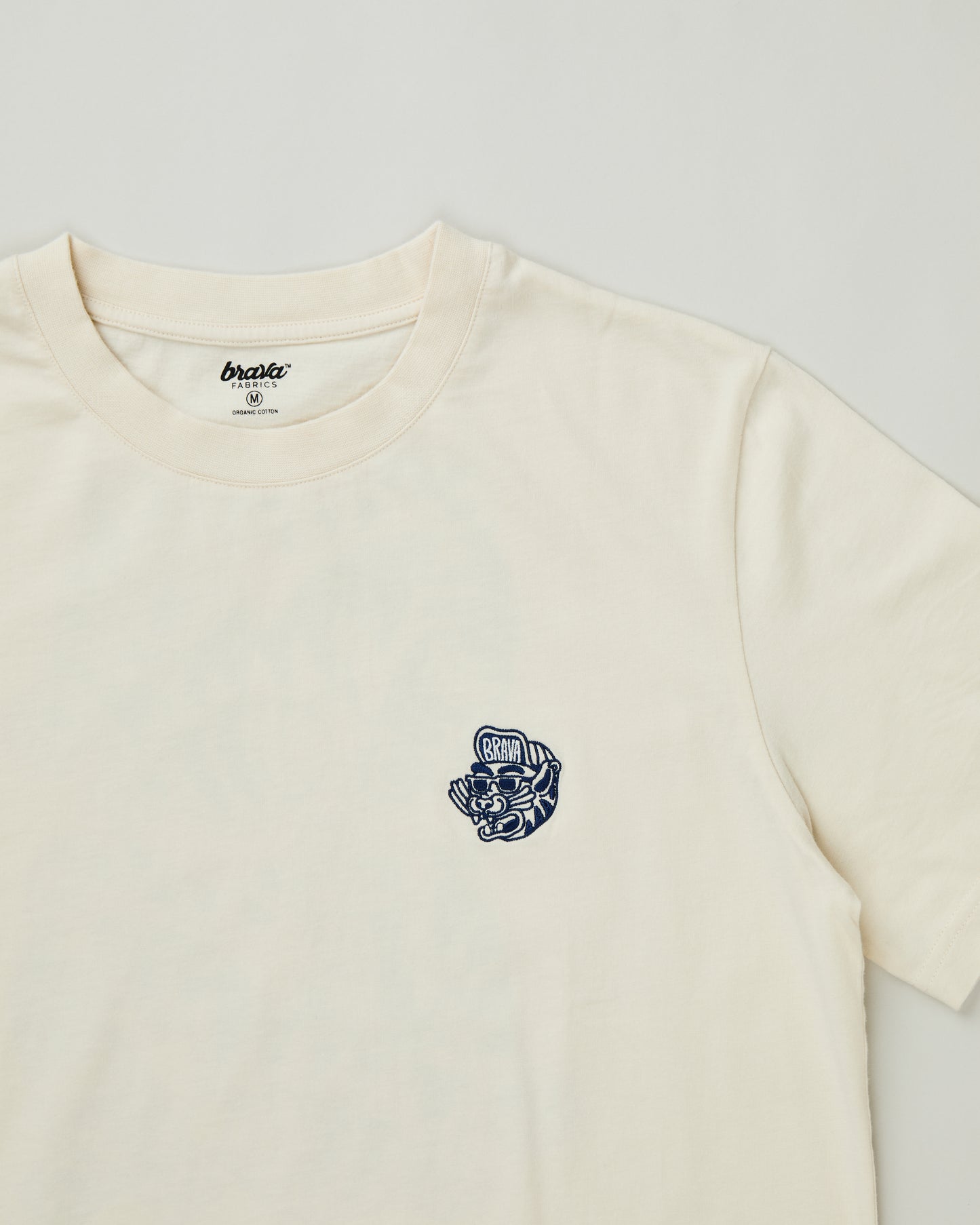 Asis Percales Tigris T-Shirt - Ecru