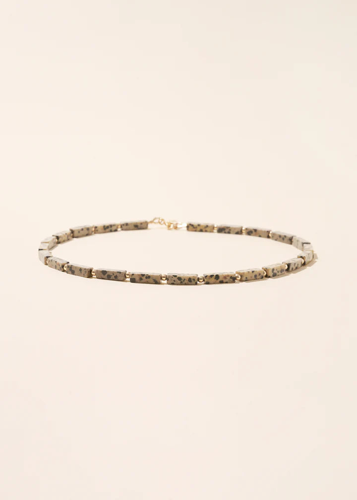 Necklace - Dalmatian Jasper
