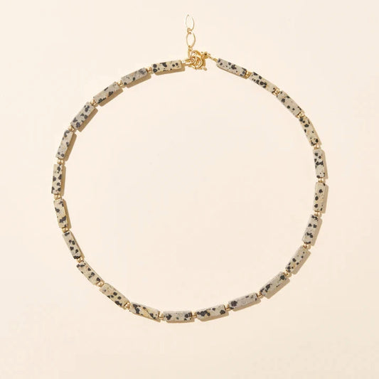 Necklace - Dalmatian Jasper
