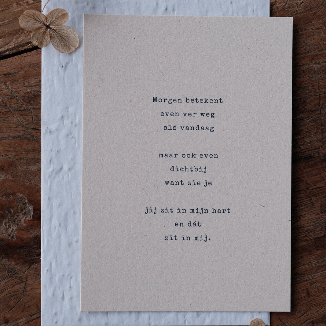 Caduc - Catherine Duchesne growing card - Ver & Dichtbij