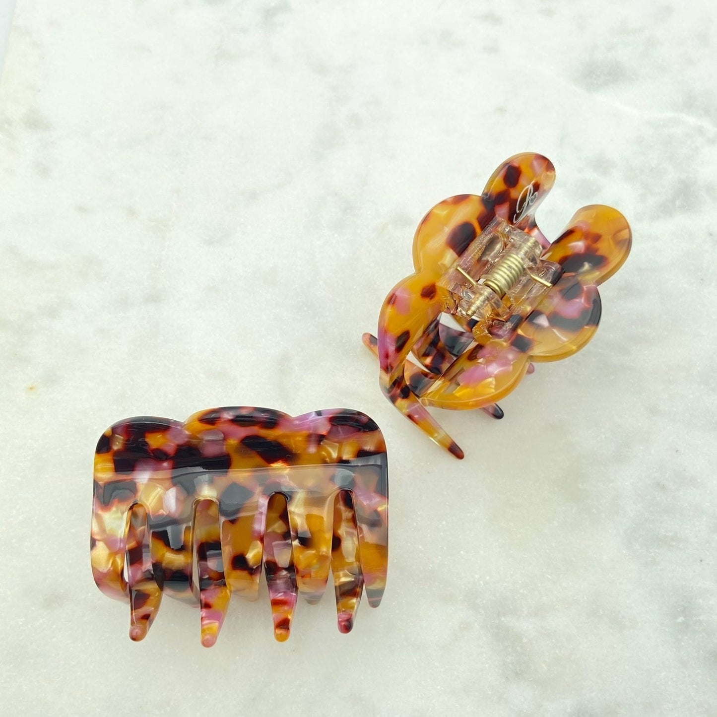 Hair Clip Muni - Cognac Pink