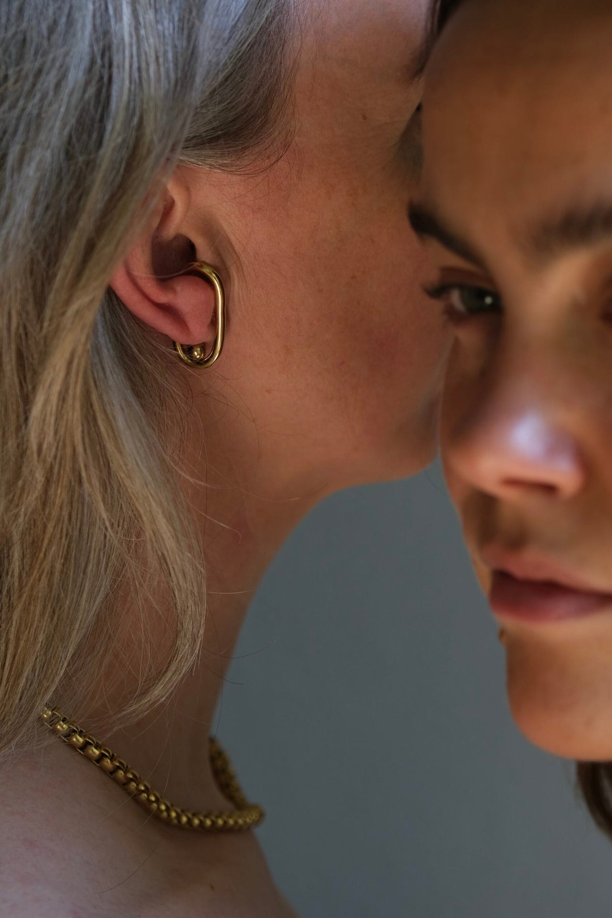 Fuse Earrings - Gold