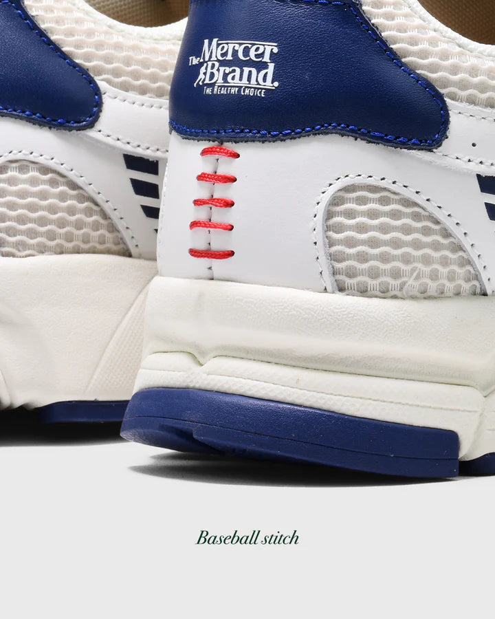 The Re-Run Baseball - White/Blue
