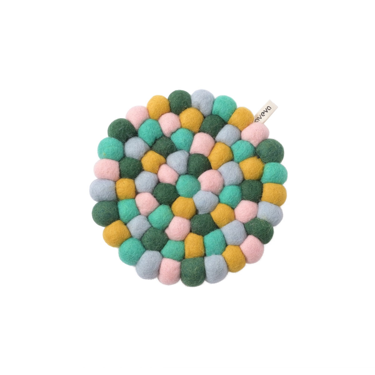 Trivet Round - Emerald
