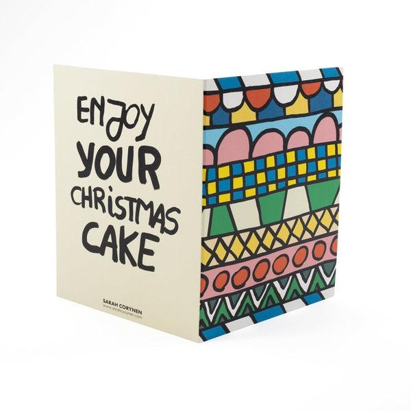 Sarah Corynen Greeting Card - Christmas Cake