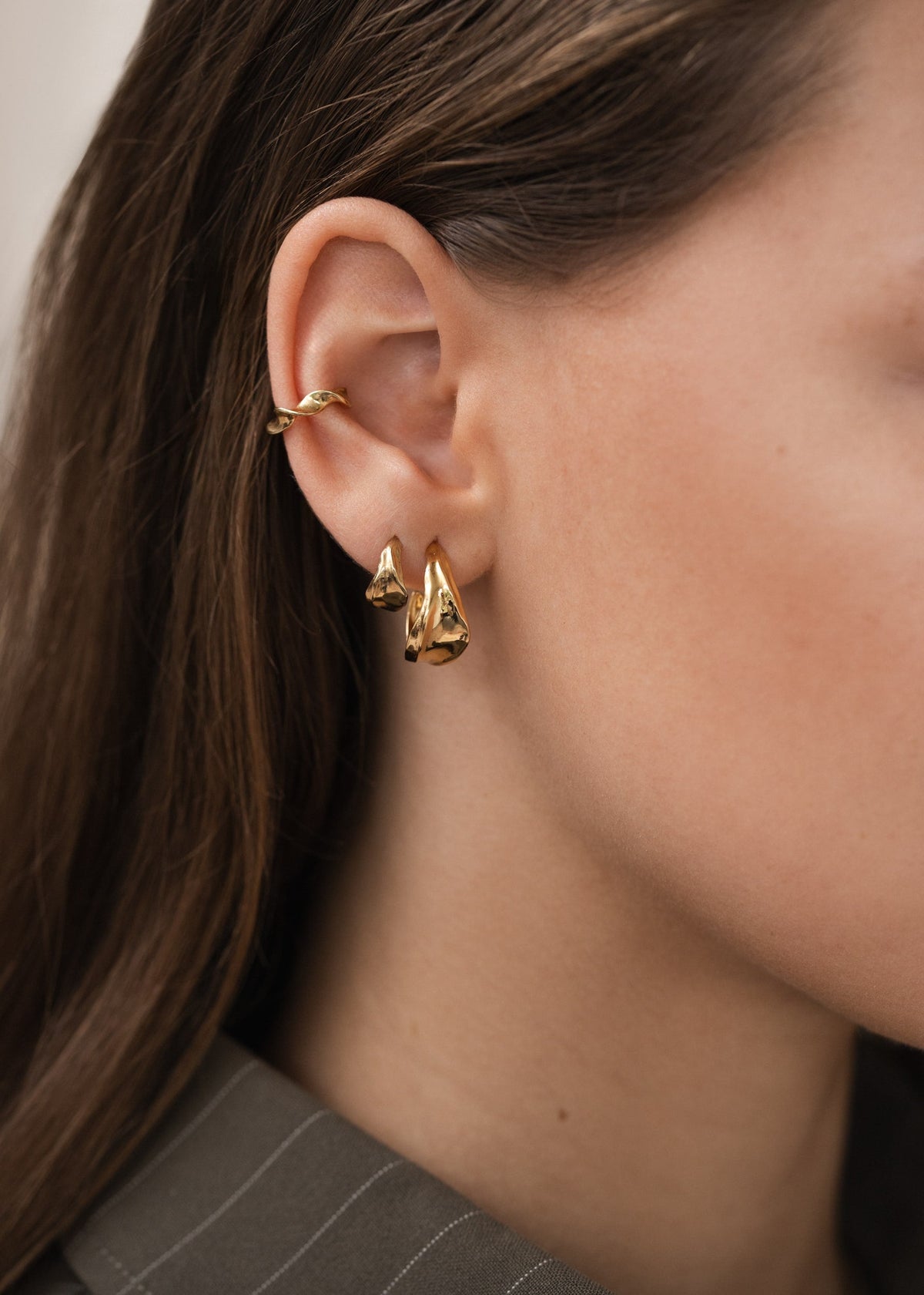 Lumen Hoops - Gold