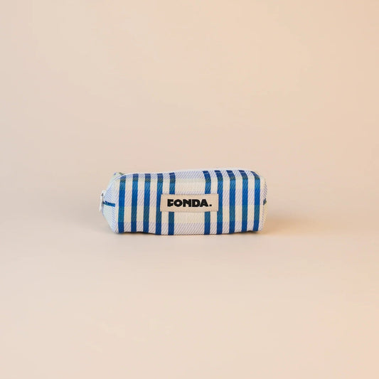 Tiny Tube - Blue White  Neon Yellow