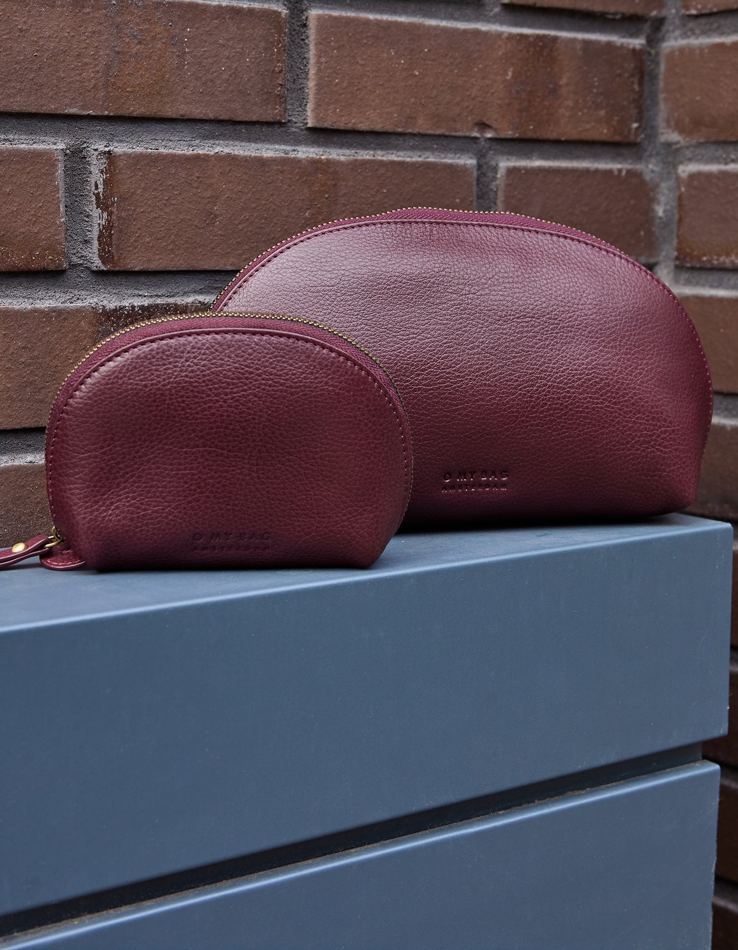 Make up Case Small - Dark Cherry