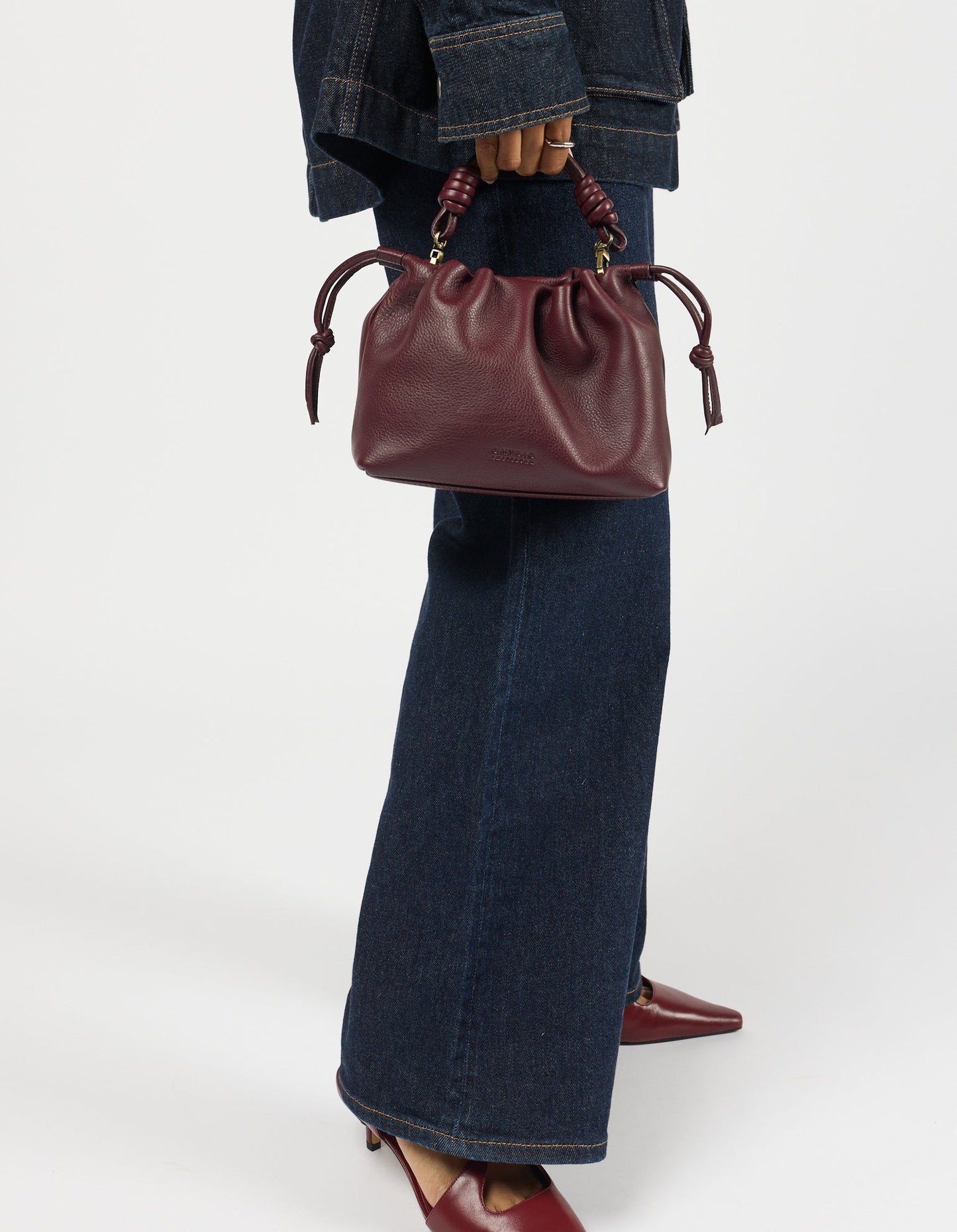 Kiki Mini - Dark Cherry Soft Grain