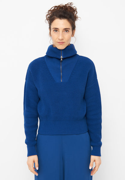 Givn Luz Knitted Sweater - Deep Blue