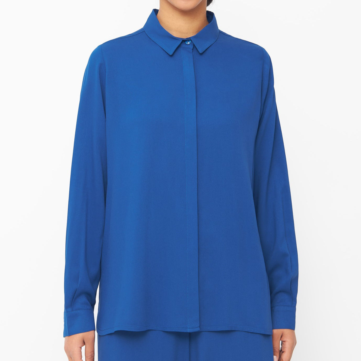 LAST ONE in XL - Givn Iva Blouse - Deep Blue