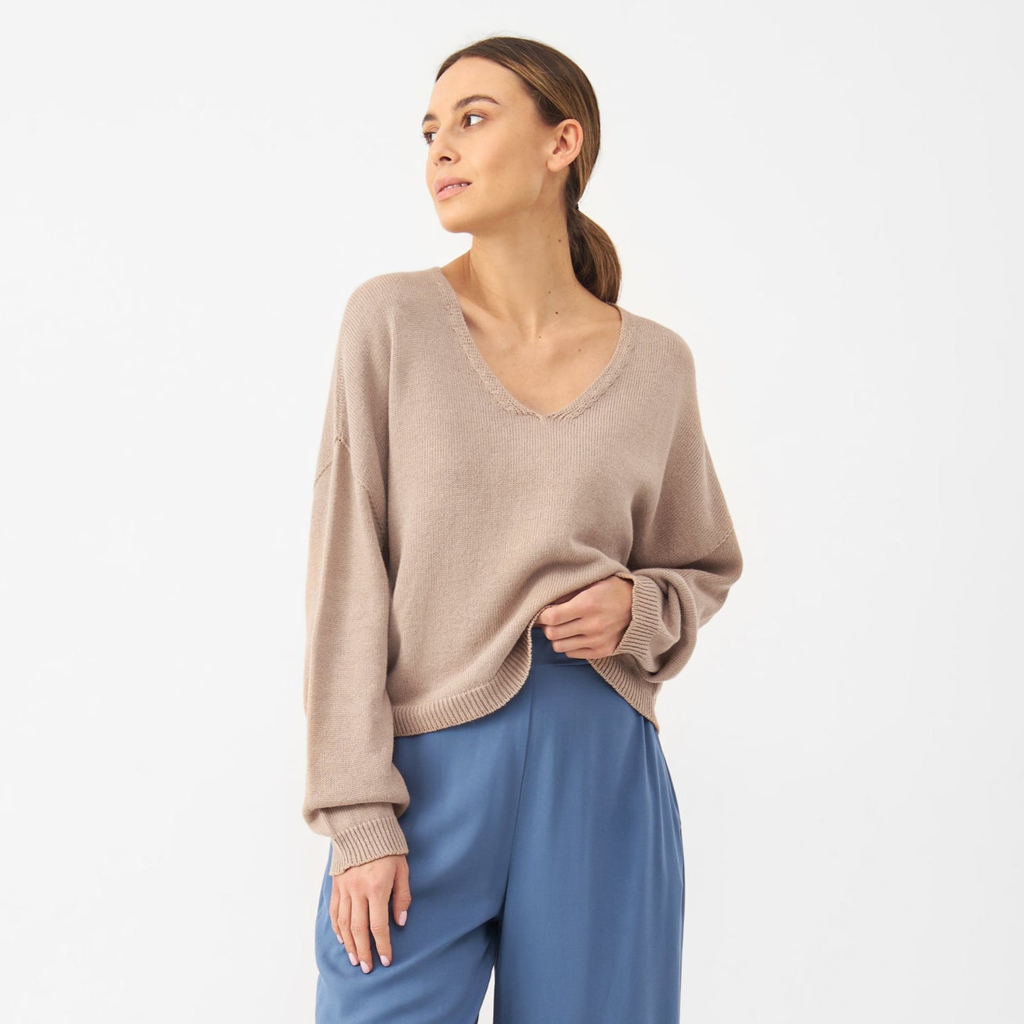 LAST ONES in XS - Linnea Sweater - Light Brown
