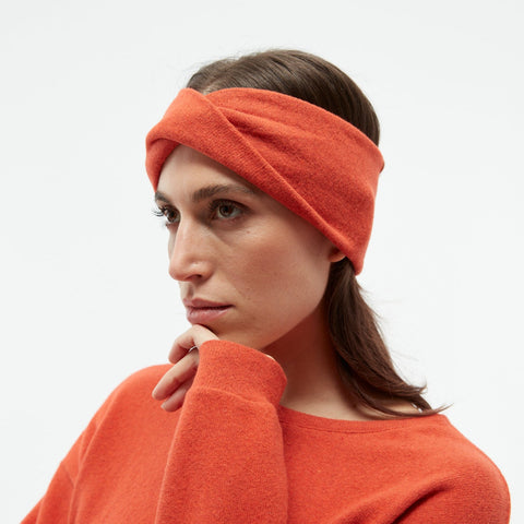 Beth Headband - Dark Orange