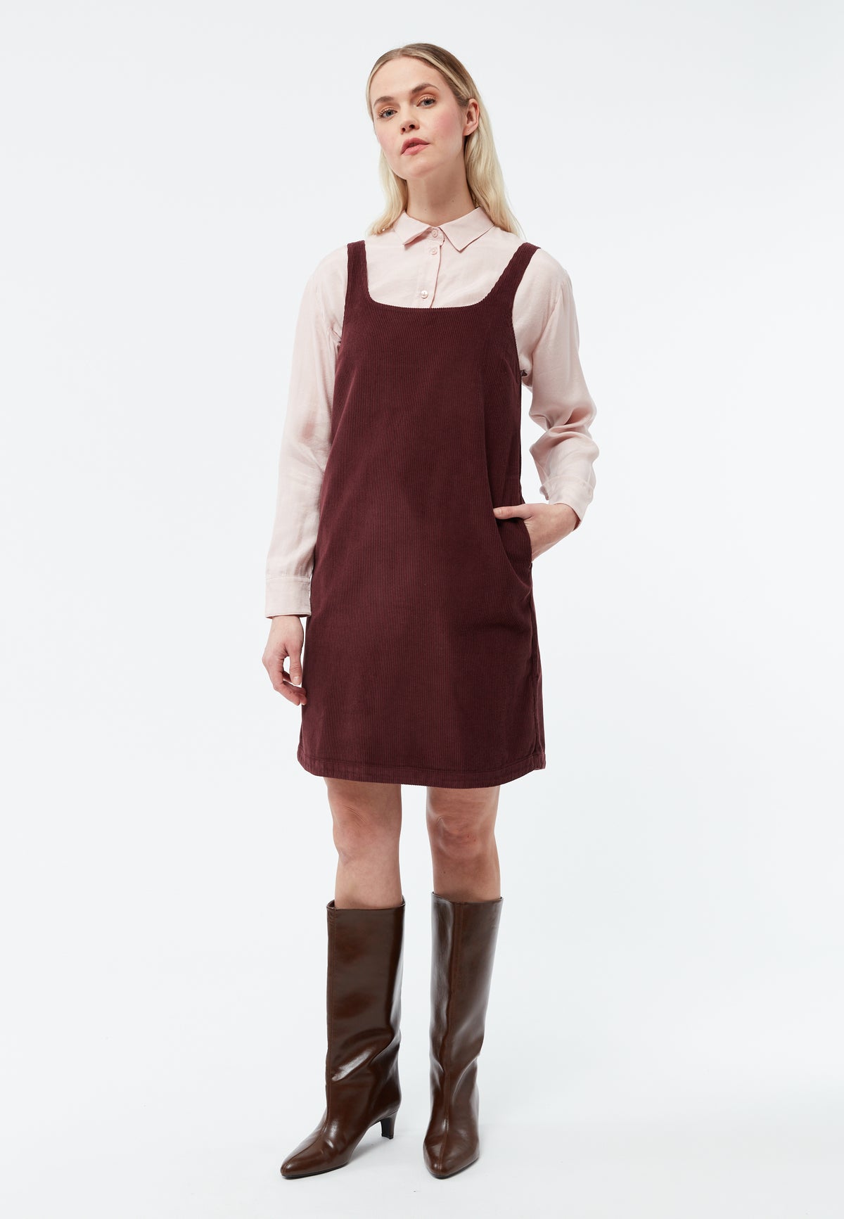 Wendy Dress - Wine Red