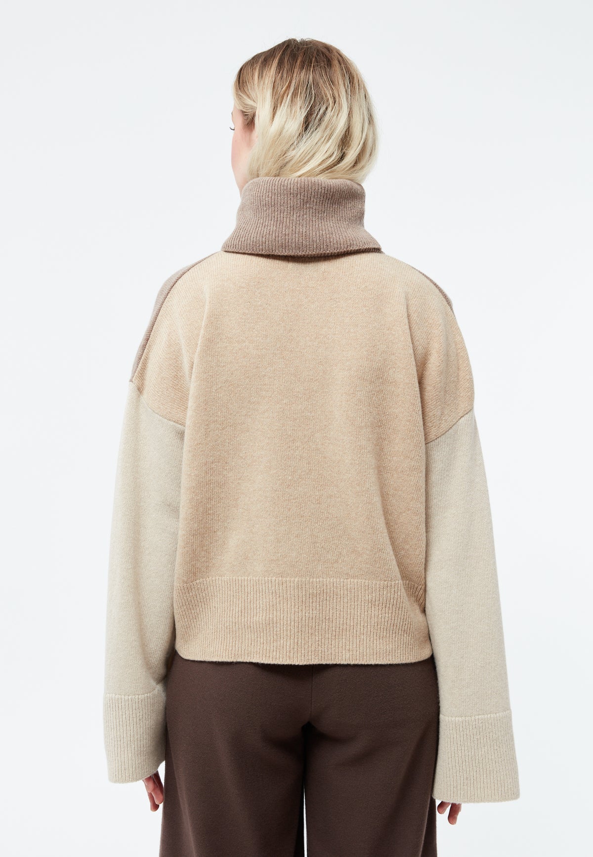 Lea Wool Sweater - Light Beige/Beige/Light Brown
