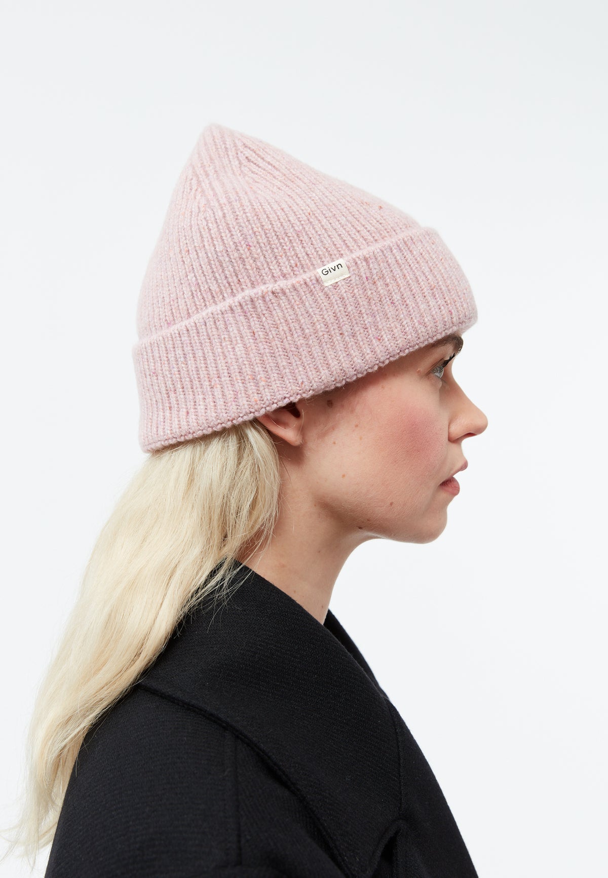 Lars Wool Beanie - Light Pink