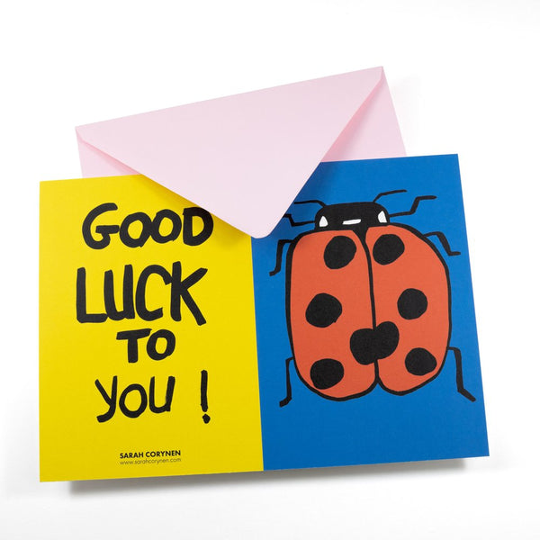 Sarah Corynen Greeting Card - Good Luck