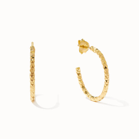 Flawed Lucie Hoops - Gold