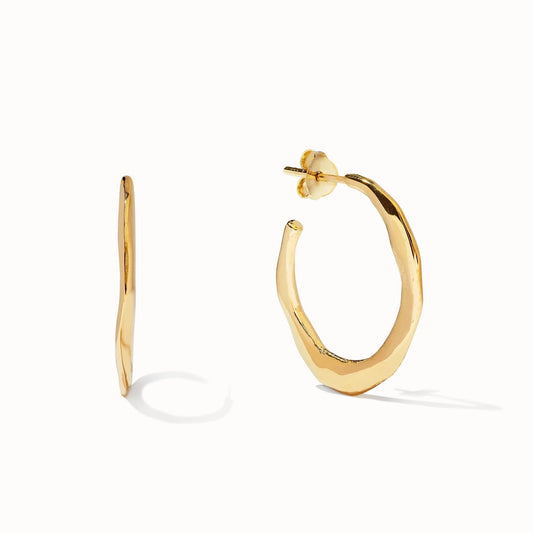 Flawed Favor Hoops - Gold